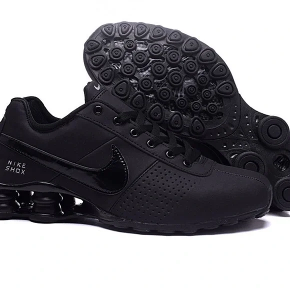 Men's Nike Shox Deliver Triple Black - Picture 2 of 7